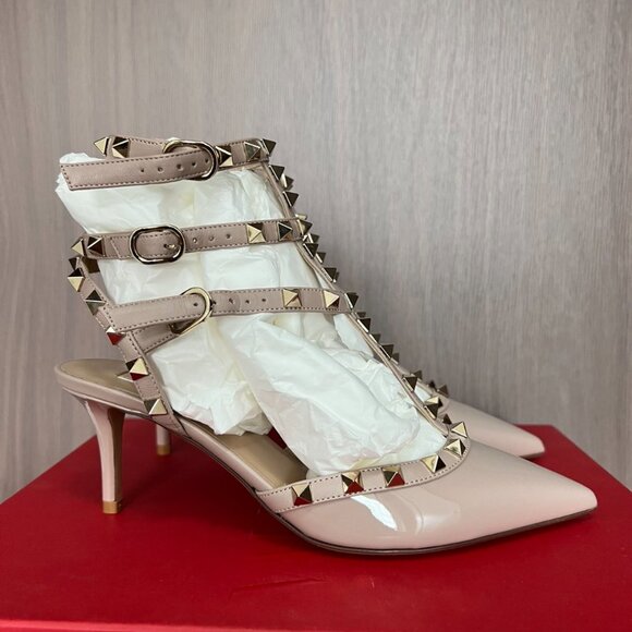 Valentino Rockstud 6.5cm Studded High Heels - Picture 2 of 6